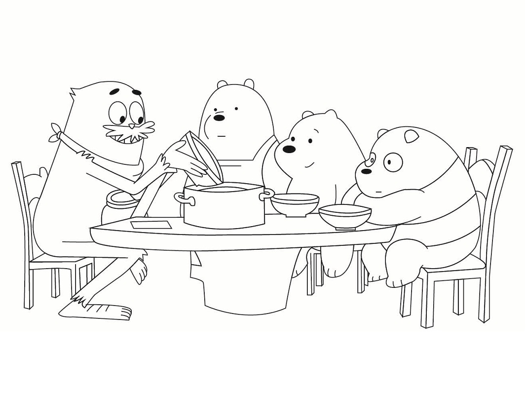 We Bare Bears Coloring Pages 04 Online Coloring Pages