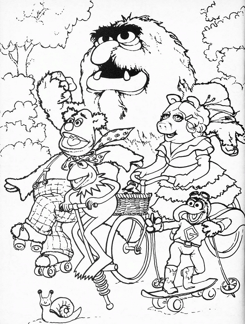 Top 20 Printable The Muppet Show Coloring Pages