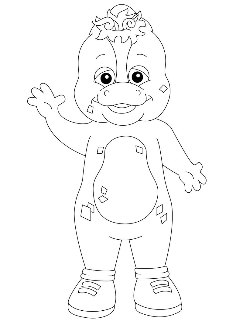Top 20 Printable Barney and Friends Coloring Pages - Online Coloring Pages