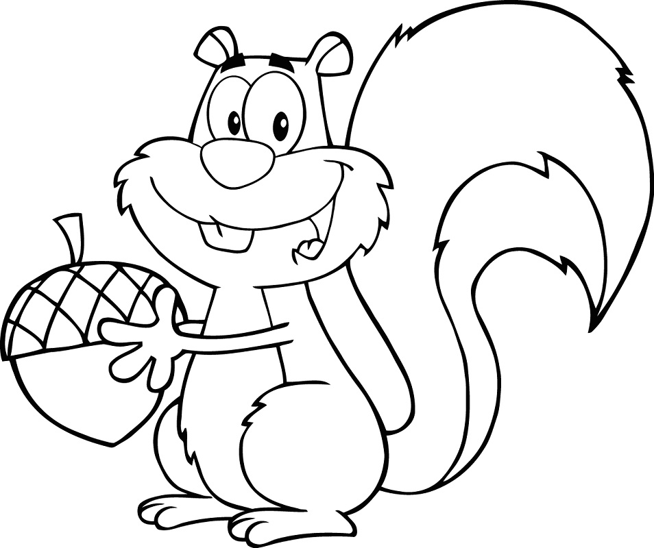 Download Top 20 Printable Squirrel Coloring Pages - Online Coloring ...