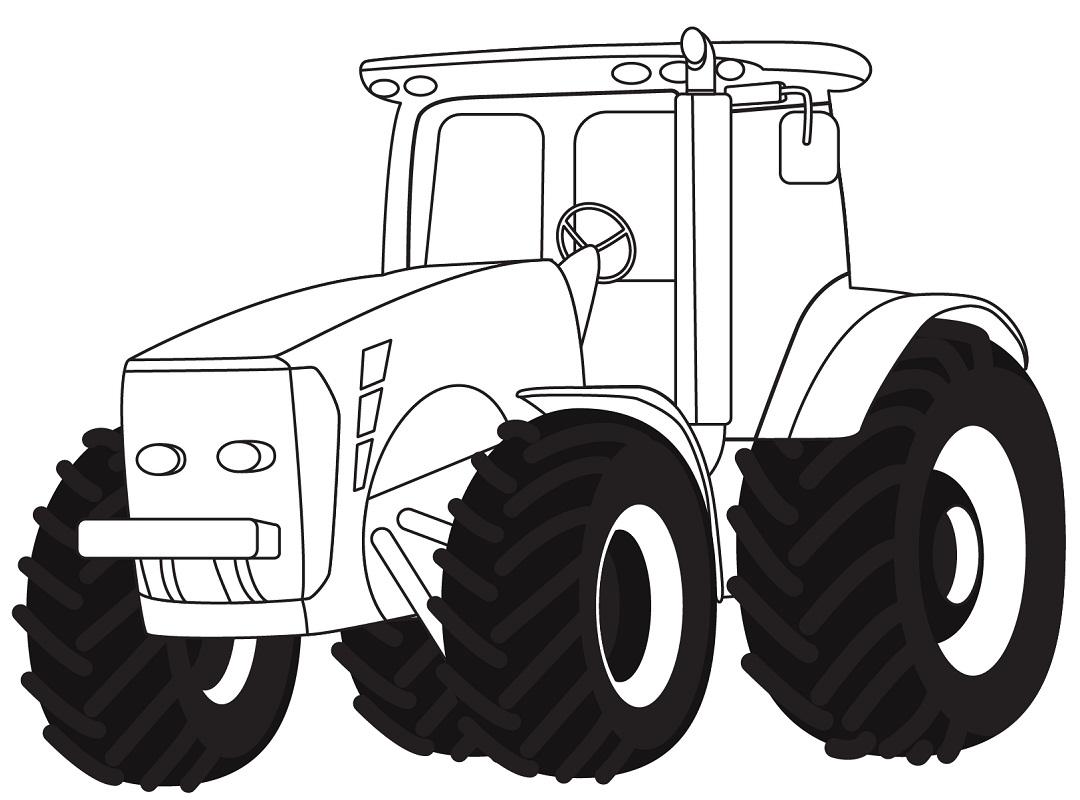 Printable Coloring Pages Tractors