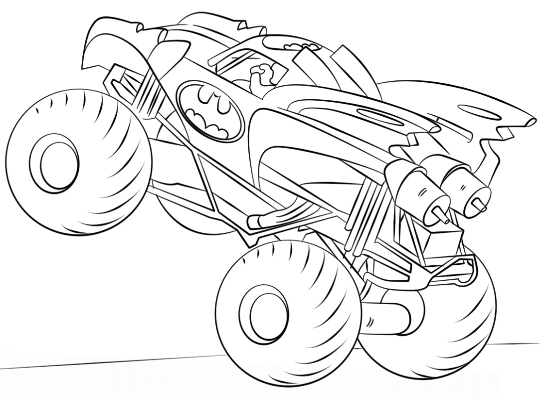 Top 20 Printable Monster Truck Coloring Pages - Online Coloring Pages