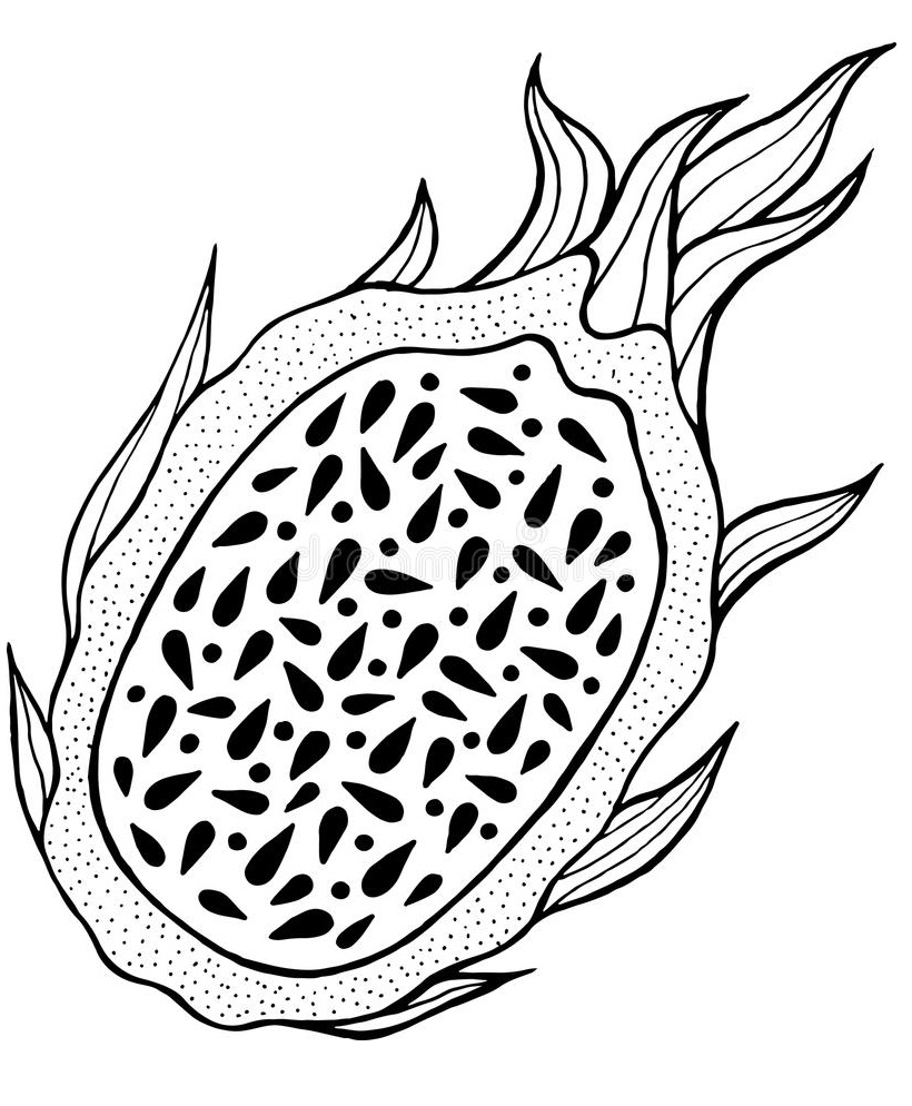 Top 20 Printable Dragon Fruit Coloring Pages - Online ...