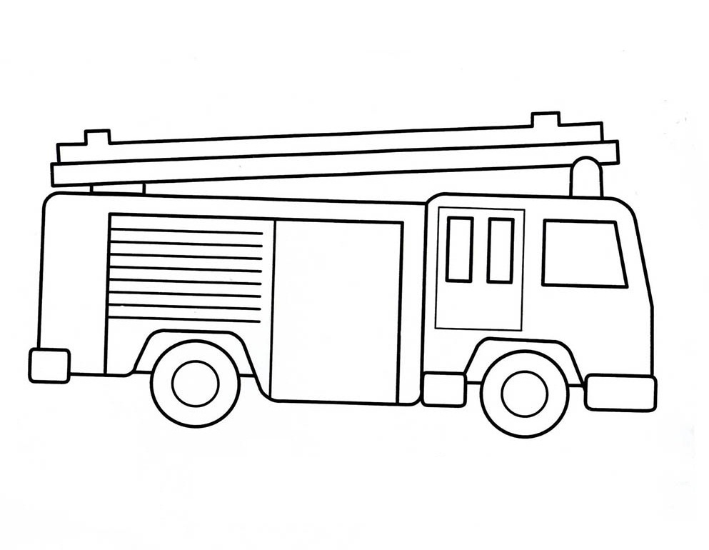 Download Top 20 Printable Fire Truck Coloring Pages - Online Coloring Pages