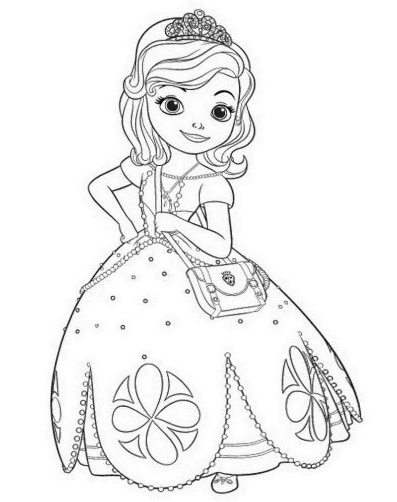 Top 20 Printable Sofia the First Coloring Pages Online Coloring Pages