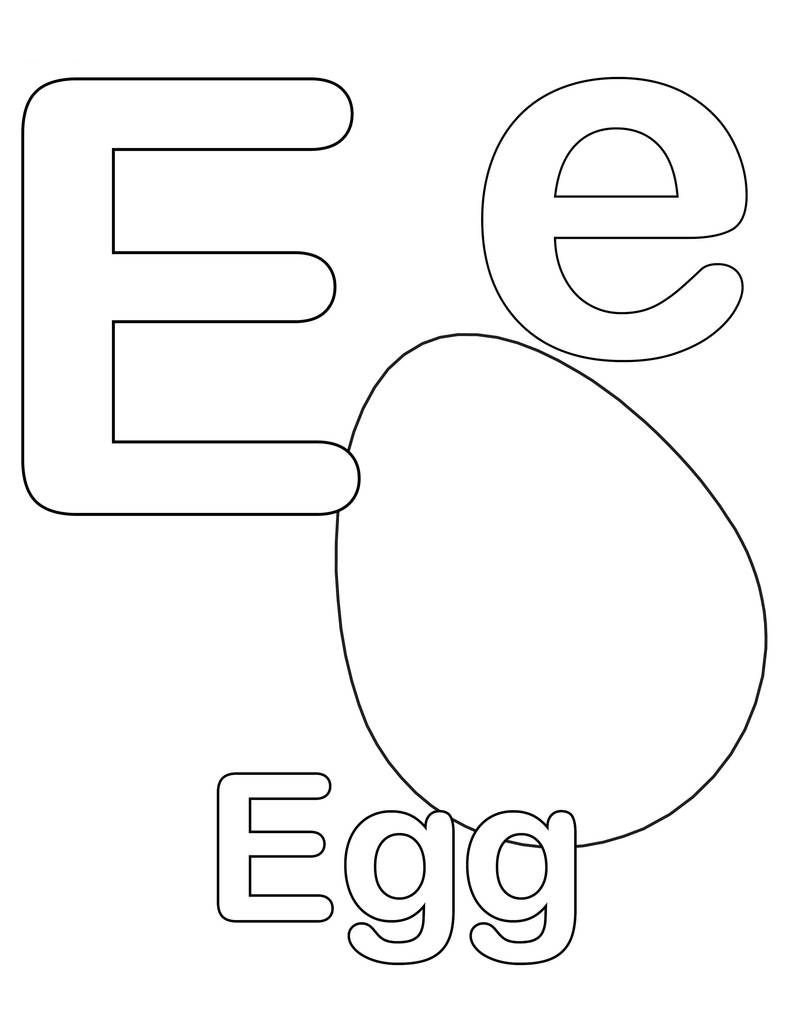 Top 20 Printable Letter E Coloring Pages - Online Coloring Pages