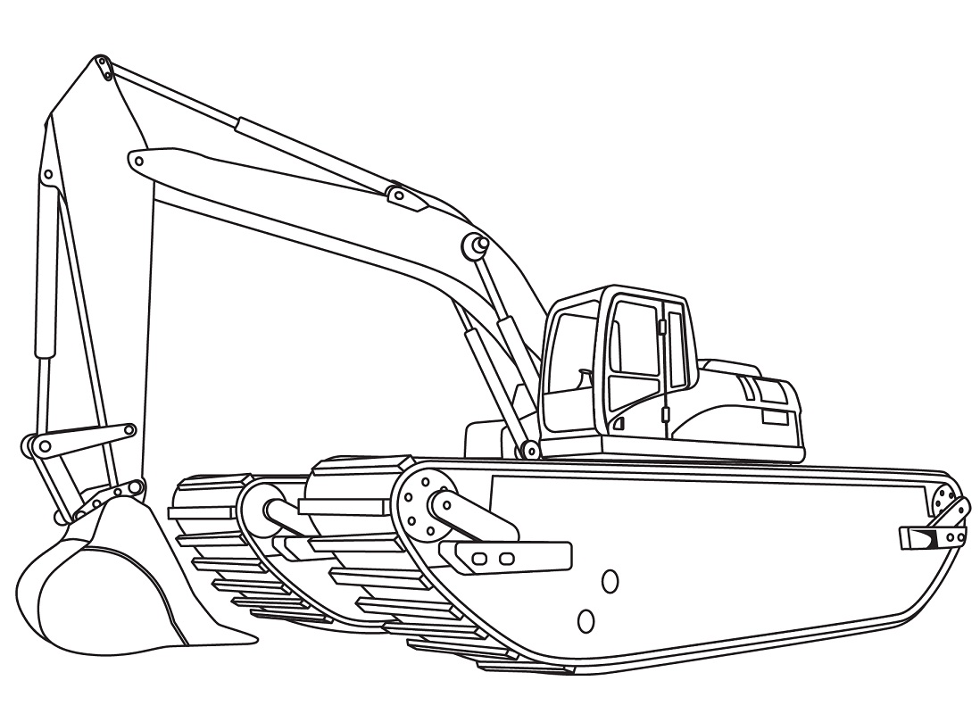 Top 20 Construction Vehicles Coloring Pages - Online ...