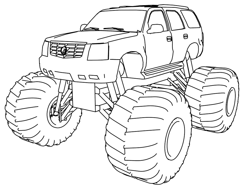 Top 20 Printable Monster Truck Coloring Pages Online Coloring Pages