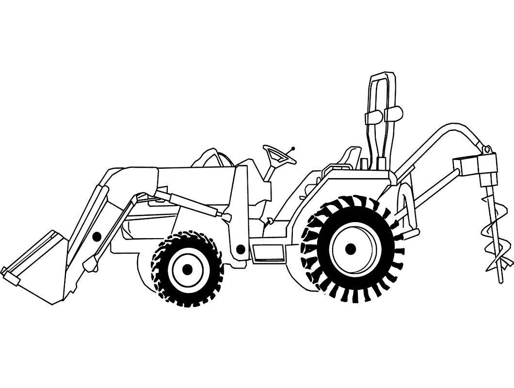 Top 20 Printable Tractor Coloring Pages Online Coloring
