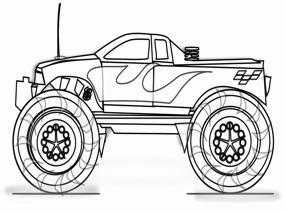 Top 20 Printable Monster Truck Coloring Pages - Online ...