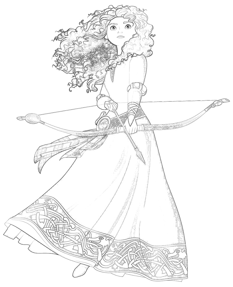 Top 20 Printable Merida Coloring Pages Online Coloring Pages