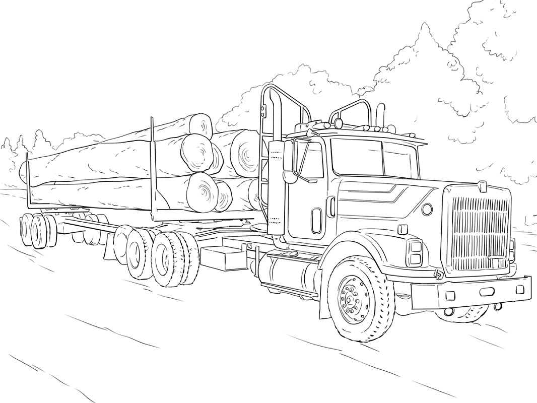 Top 20 Printable Truck Coloring Pages - Online Coloring Pages