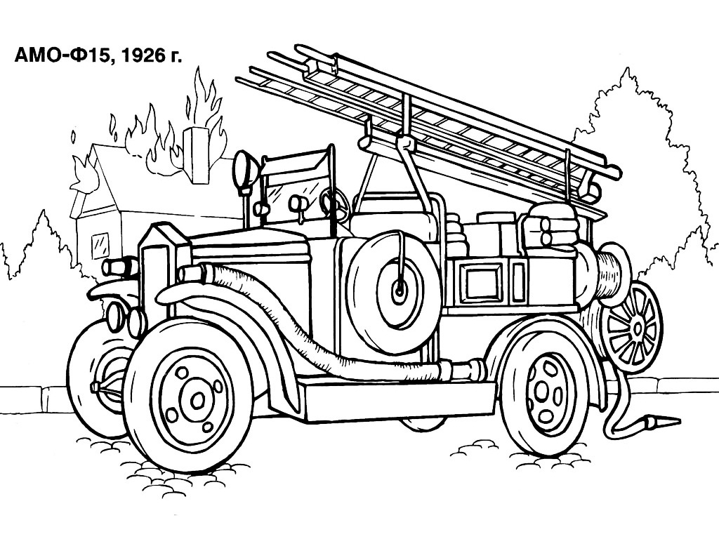 Top 20 Printable Fire Truck Coloring Pages - Online Coloring Pages