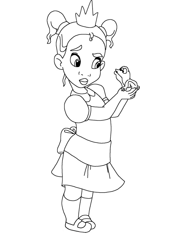 Top 20 Printable Princess Tiana Coloring Pages - Online Coloring Pages