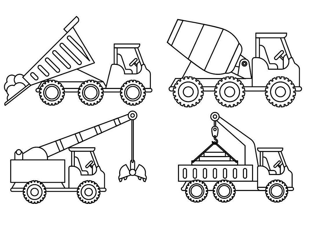 Top 20 Construction Vehicles Coloring Pages Online Coloring Pages
