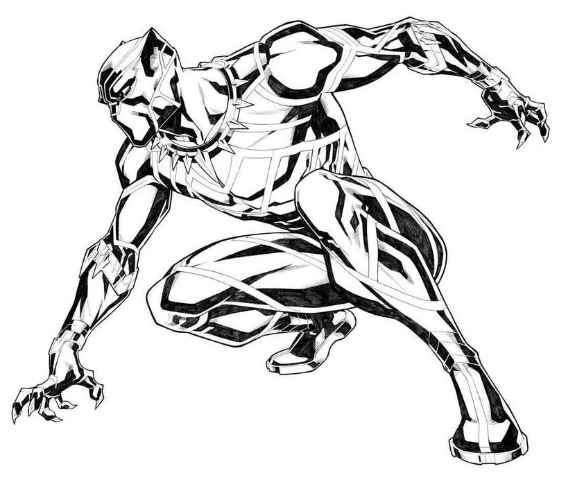 Top 20 Printable Black Panther Coloring Pages - Online Coloring Pages