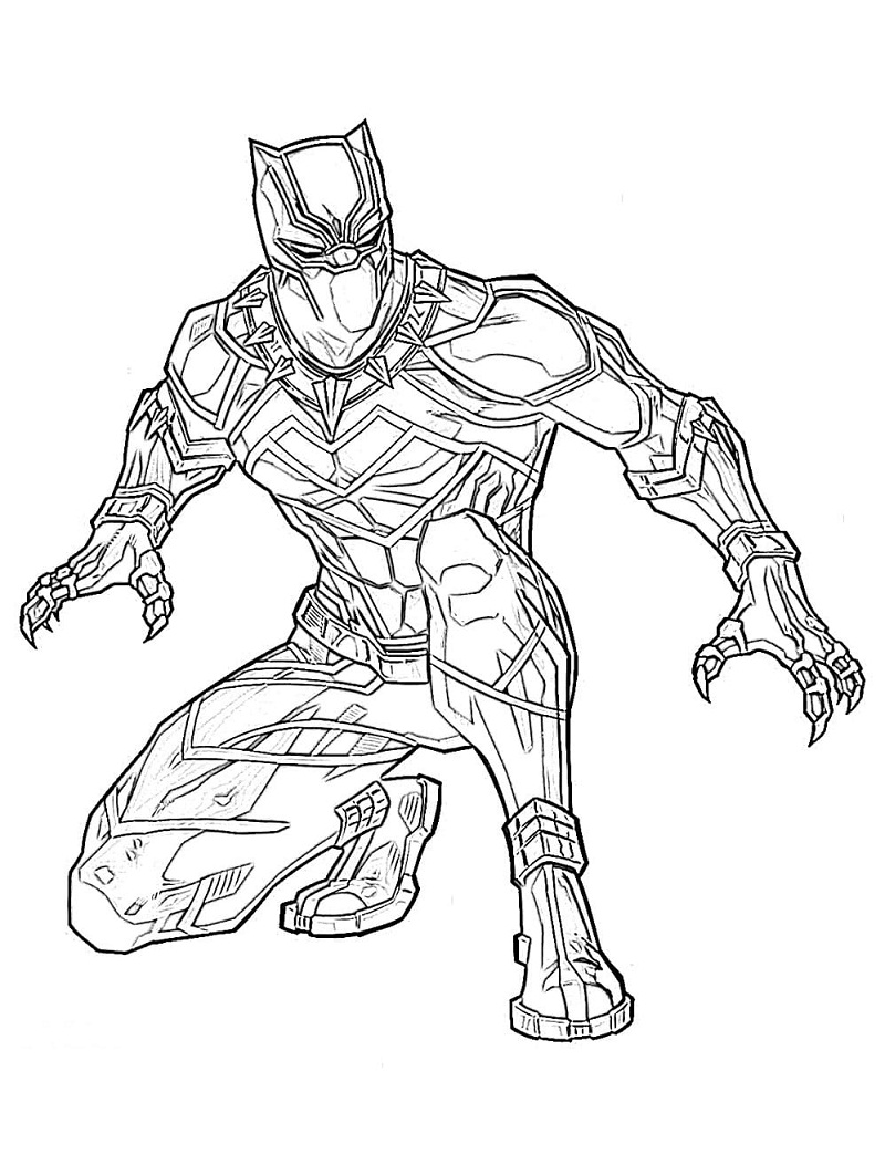 Top 20 Printable Black Panther Coloring Pages Online Coloring Pages