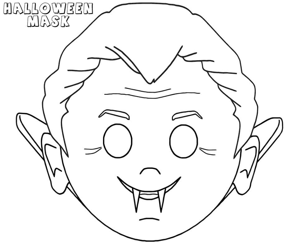 coloring mask halloween onlinecoloringpages