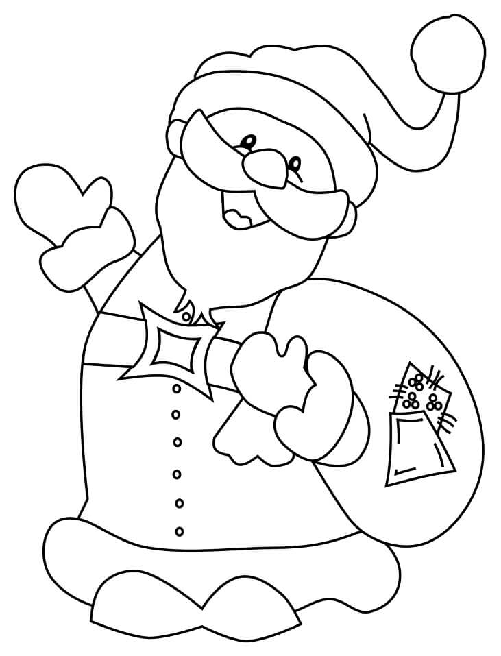 Top 20 Printable Santa Claus Coloring Pages - Online Coloring Pages