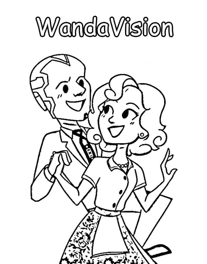 Top 33 Printable WandaVision Coloring Pages - Online Coloring Pages