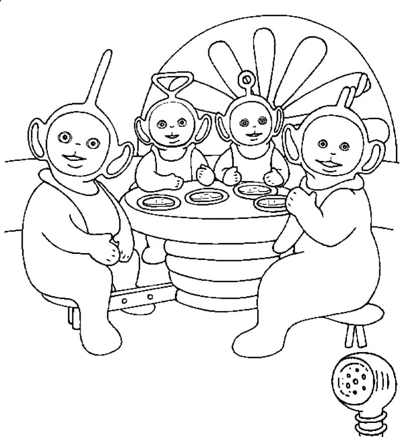 Top 42 Printable Teletubbies Coloring Pages
