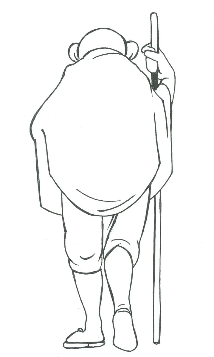Download Top 9 Printable Mahatma Gandhi Coloring Pages - Online Coloring Pages