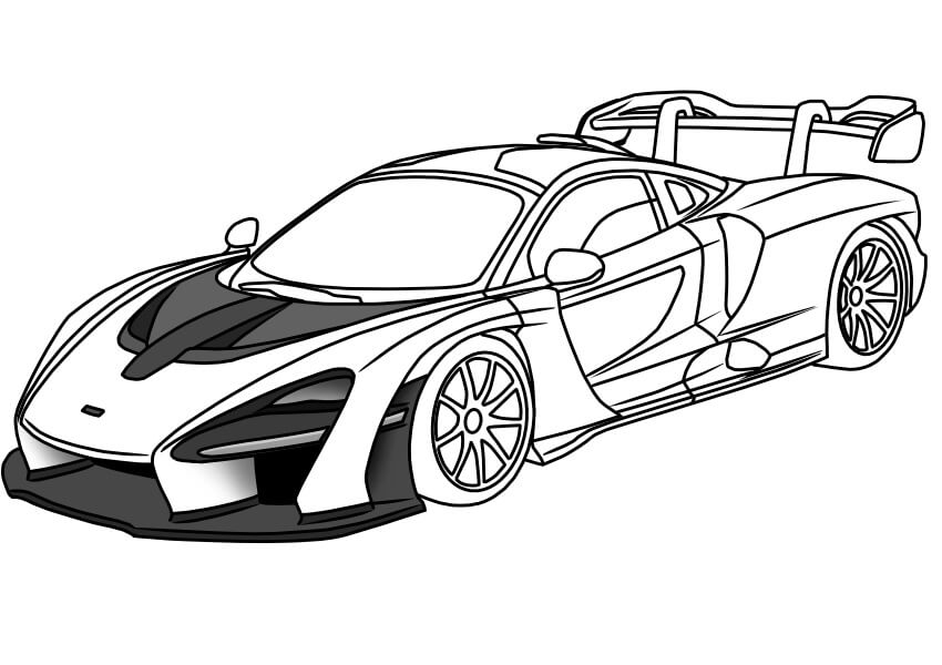 McLaren Coloring Pages are a good way for kids to develop their habit of co...