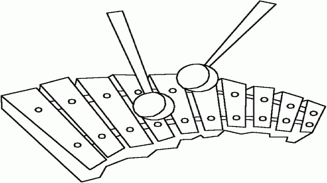 Top 20 Printable Xylophone Coloring Pages - Online Coloring Pages