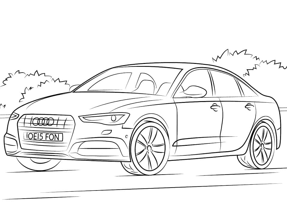 Top 30 Printable Audi Coloring Pages - Online Coloring Pages