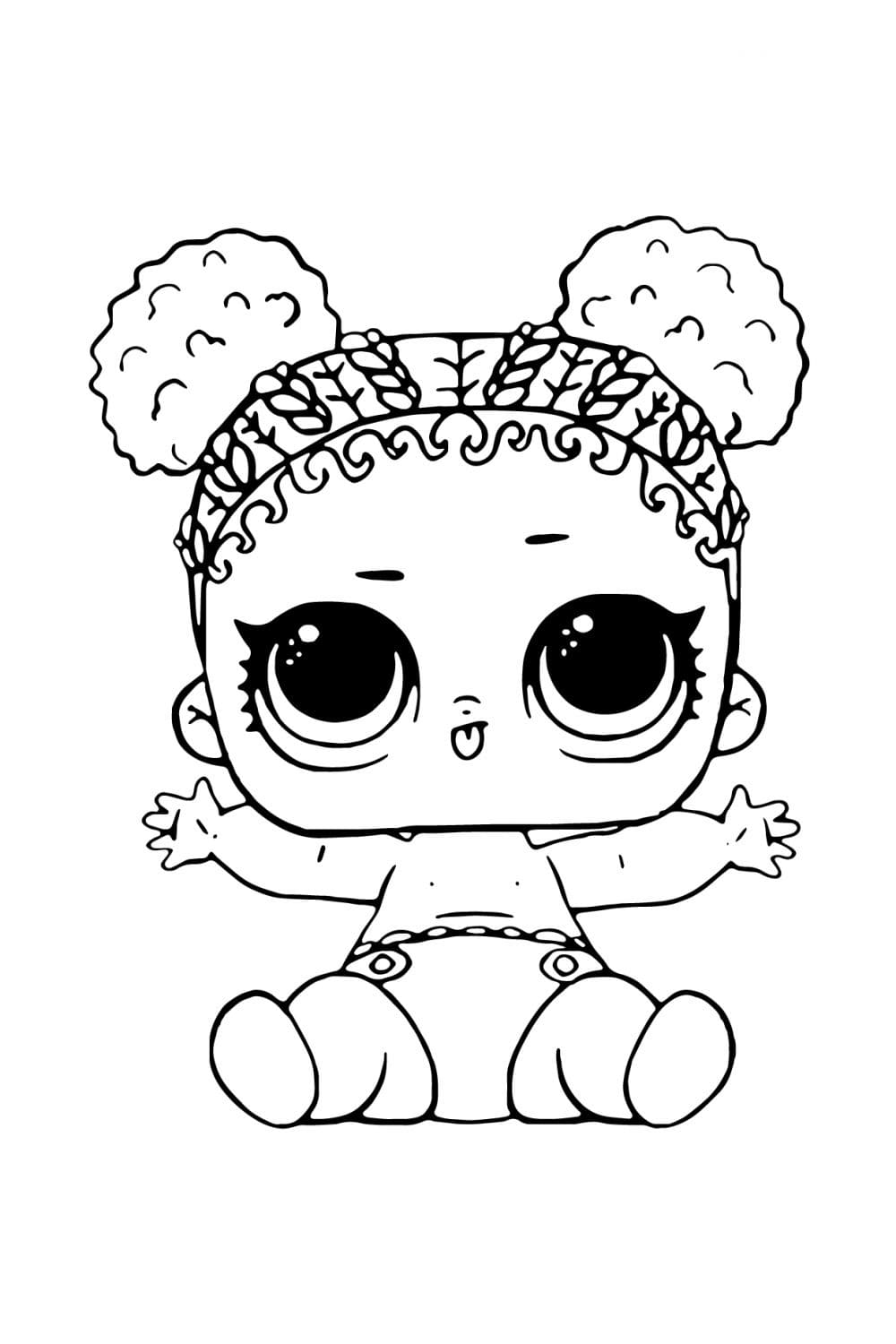 Top 30 Printable LOL Baby Coloring Pages - Online Coloring Pages