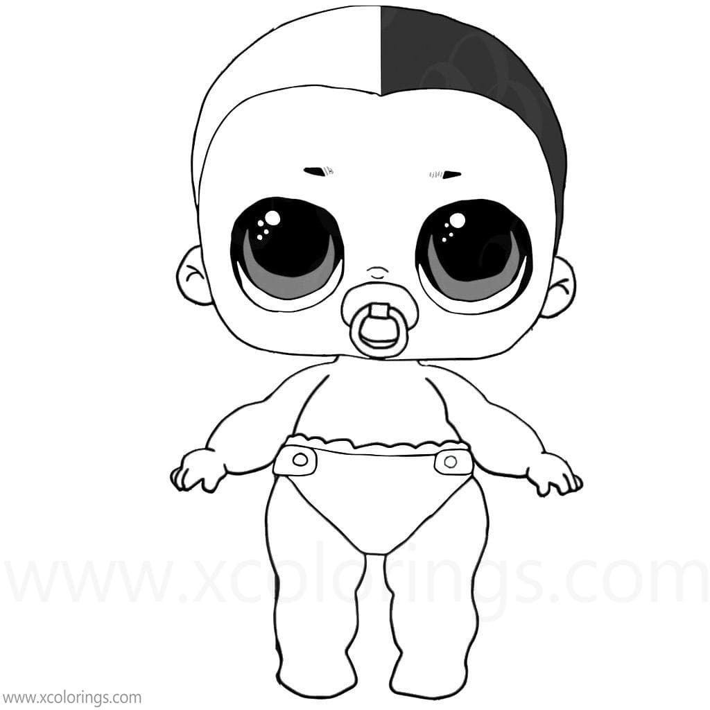 Lol Doll Coloring Page Boy Baby