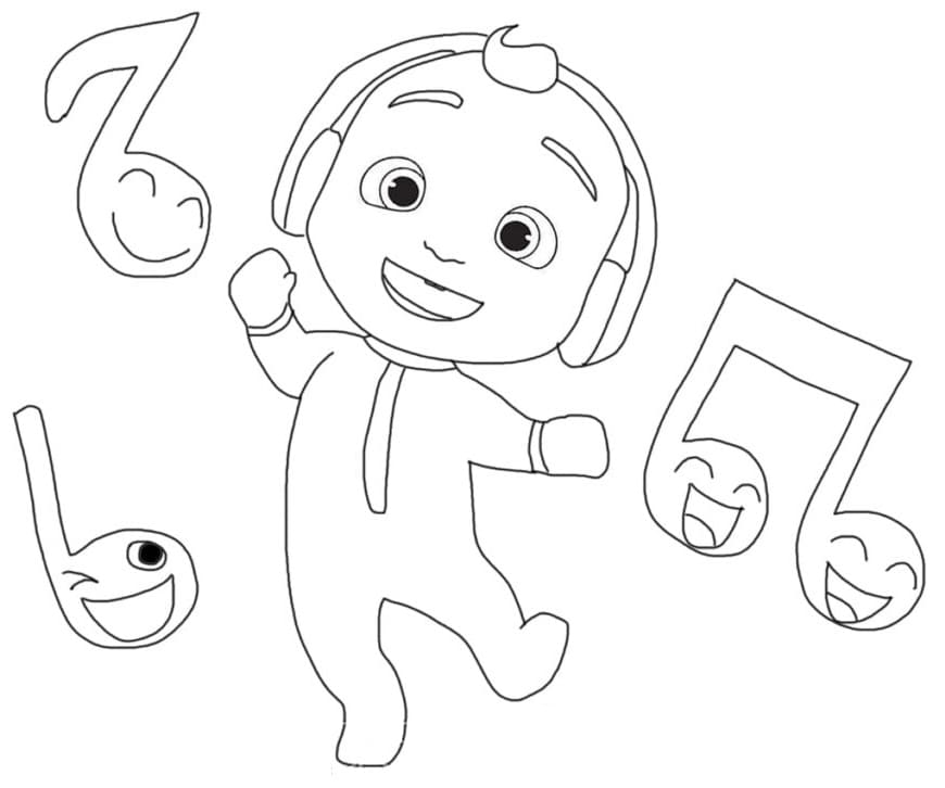 Cocomelon Coloring Pages For Toddlers