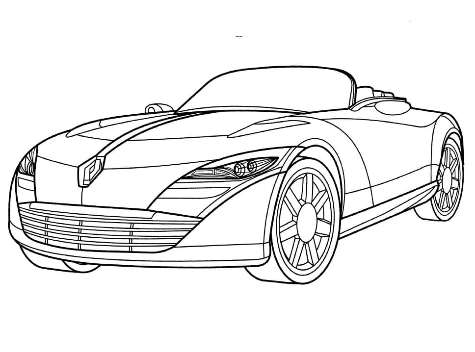 Top 25 Printable Renault Coloring Pages