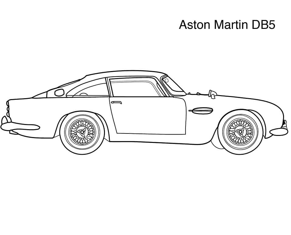 Aston Martin Logo Coloring Pages