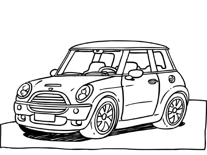 Top 20 Printable Mini Cooper Coloring Pages Online Coloring Pages