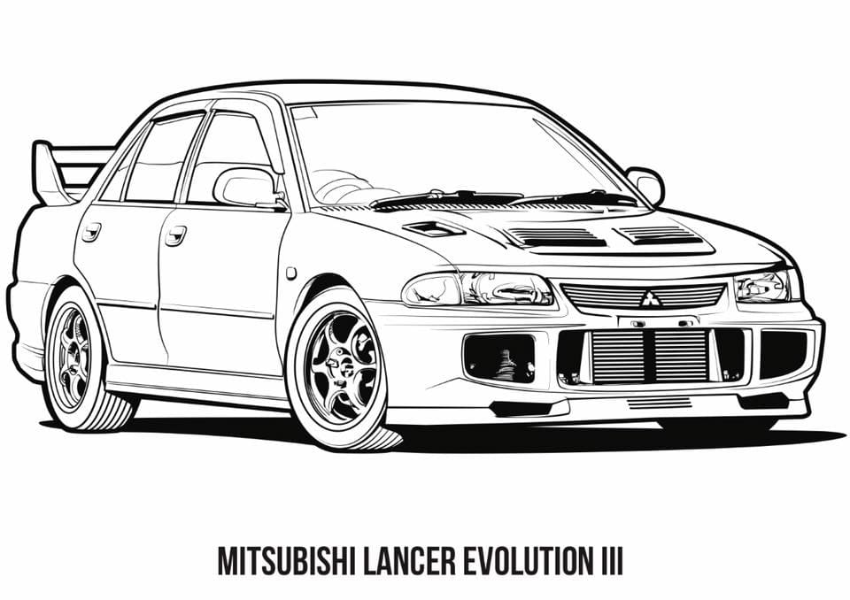 Top 30 Printable Mitsubishi Coloring Pages  Online Coloring Pages