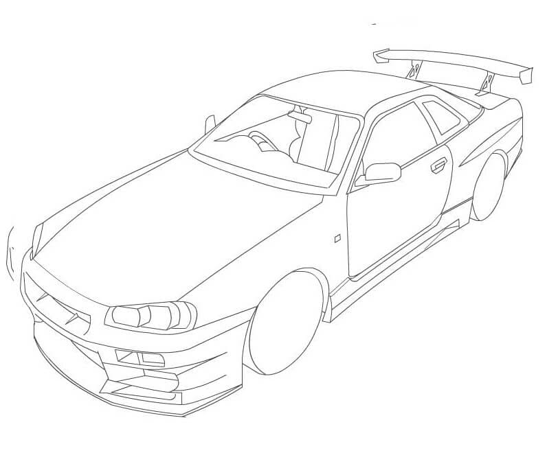 Top 30 Printable Nissan Coloring Pages - Online Coloring Pages