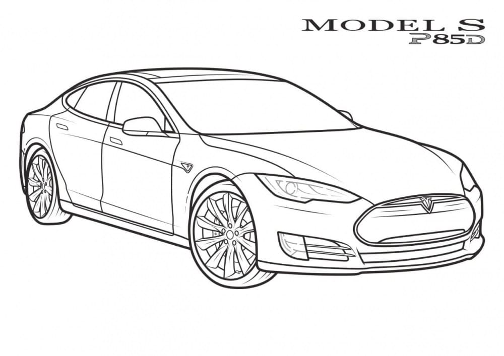 Top 20 Printable Tesla Coloring Pages - Online Coloring Pages