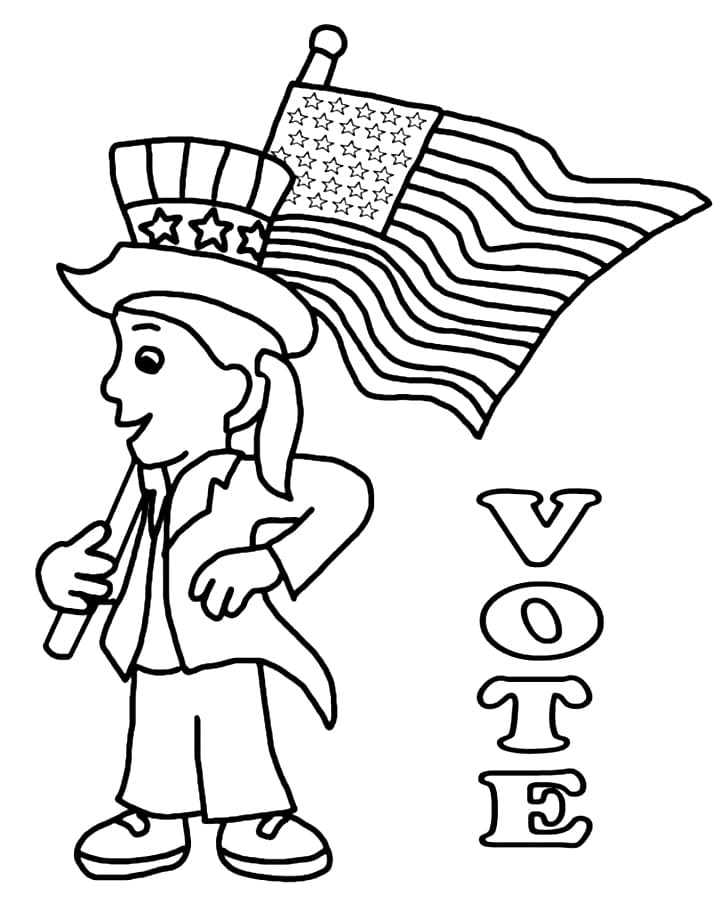 Download Top 30 Printable Election Day Coloring Pages - Online Coloring Pages