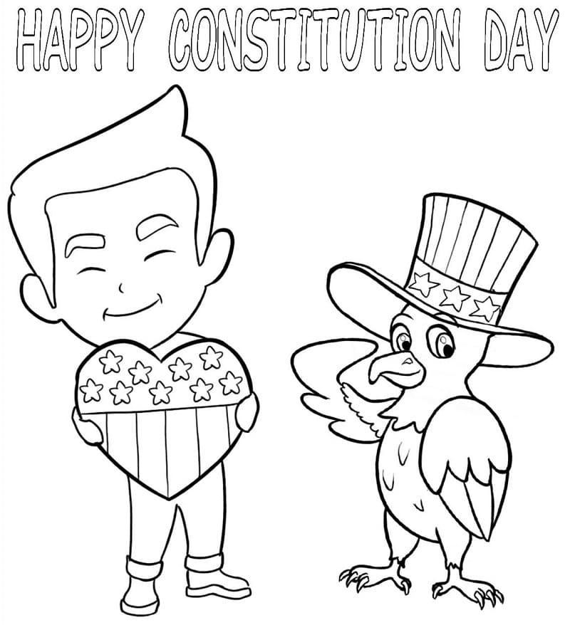 Top 24 Printable Constitution Day Coloring Pages