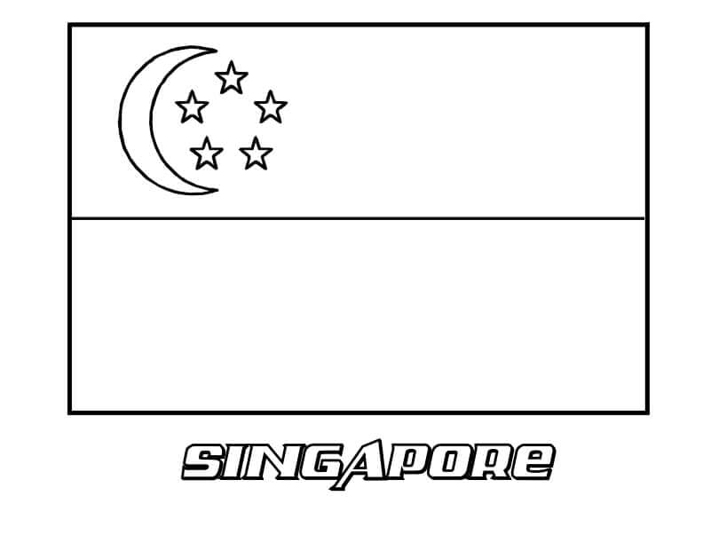 Top 18 Printable Singapore Coloring Pages