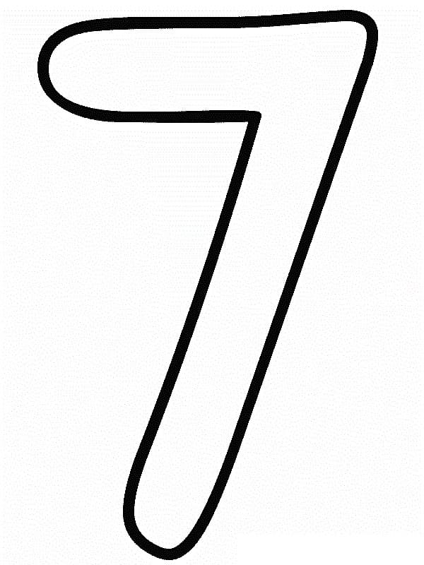 Top 16 Printable Number 7 Coloring Pages