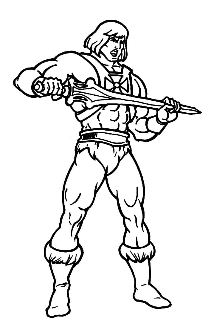 Top 27 Printable He-Man Coloring Pages