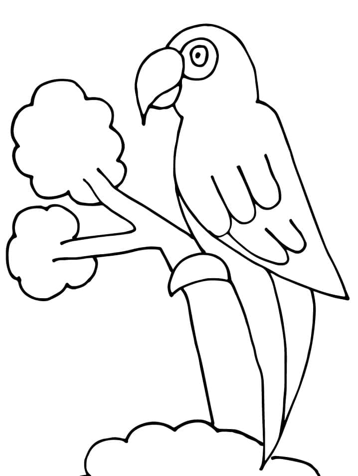 Top 30 Printable Parrot Coloring Pages