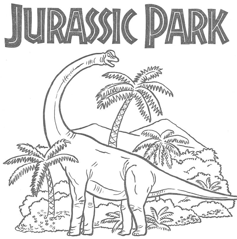 Top 24 Printable Jurassic Park Coloring Pages