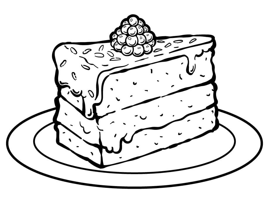 Top 28 Printable Cake Coloring Pages