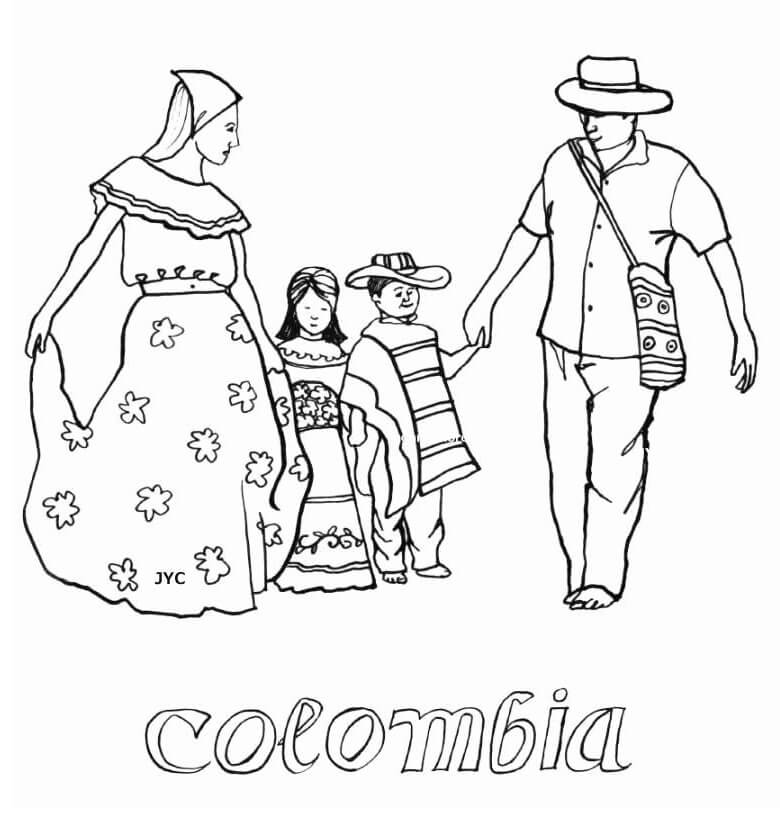 Top 19 Printable Colombia Coloring Pages