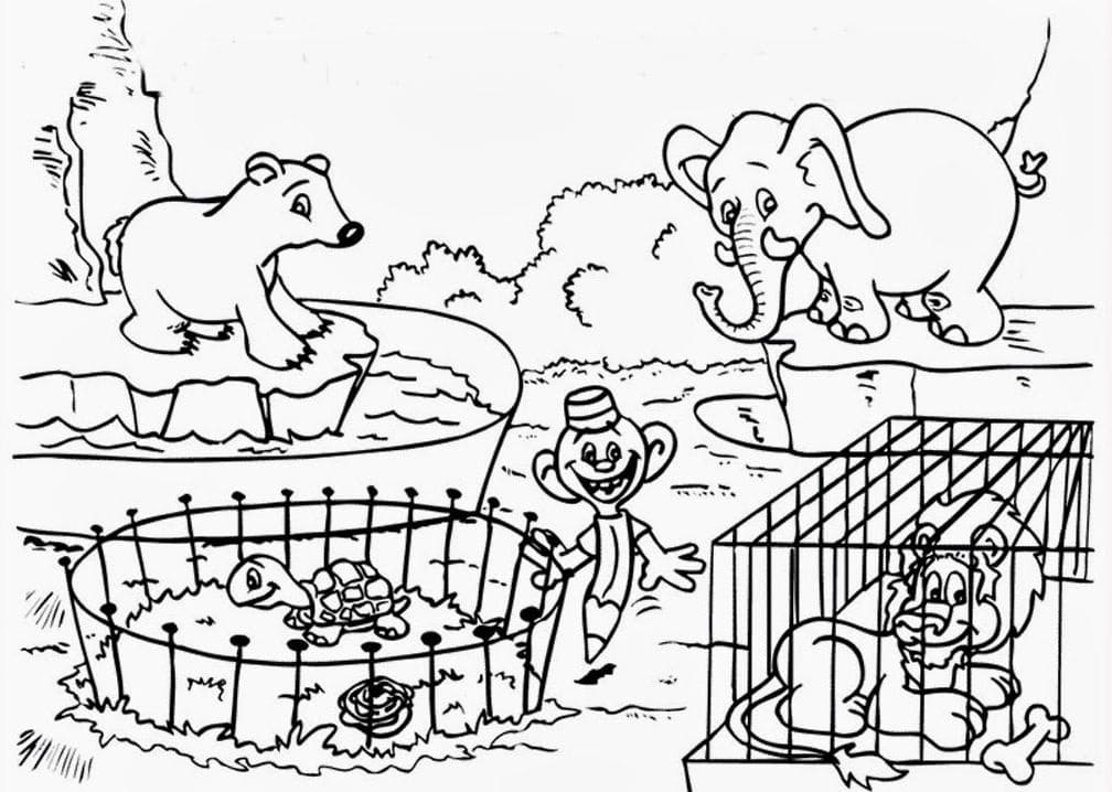 Top 48 Printable Zoo Coloring Pages