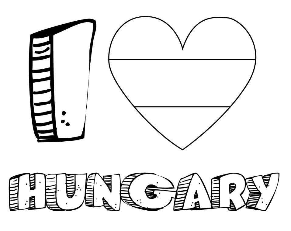 Top 22 Printable Hungary Coloring Pages