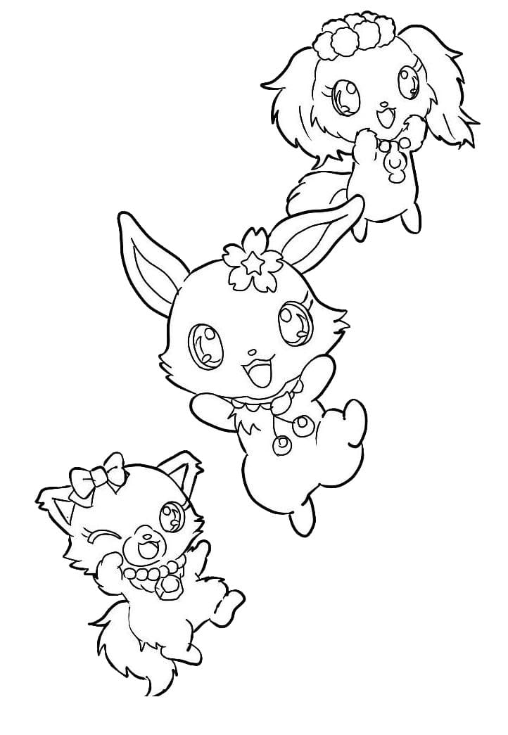 Top 44 Printable Jewelpet Coloring Pages